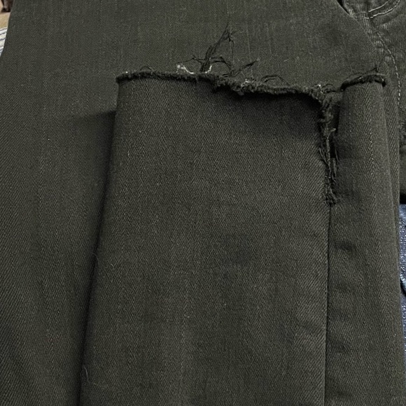 Madewell Tall 9" High-Rise Skinny Jeans in ISKO Stay Black Denim G1203 Size 26T - Picture 10 of 11